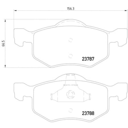 Pagid Brakes Disc Brake Pad, 355010141 355010141